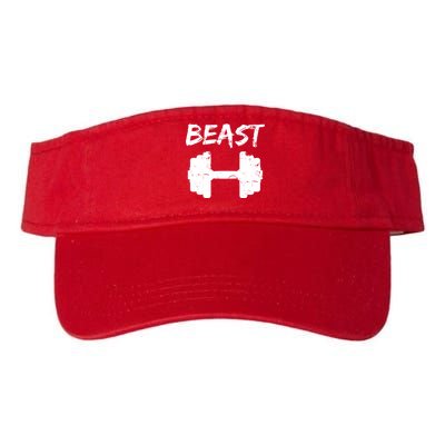 Beast Gym Logo Valucap Bio-Washed Visor