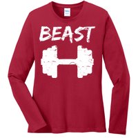 Beast Gym Logo Ladies Long Sleeve Shirt