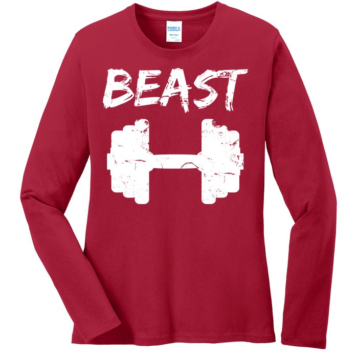 Beast Gym Logo Ladies Long Sleeve Shirt