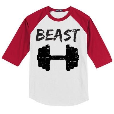 Beast Gym Logo Kids Colorblock Raglan Jersey