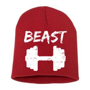 Beast Gym Logo Short Acrylic Beanie