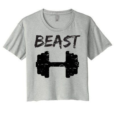 Beast Gym Logo Women's Crop Top Tee