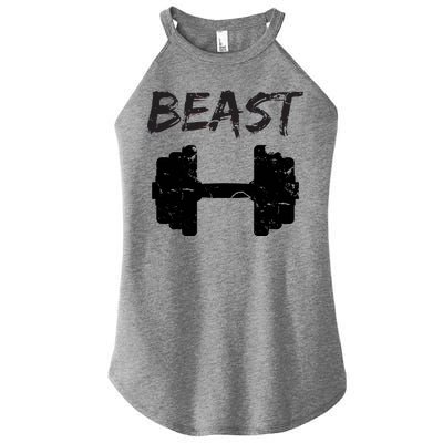 Beast Gym Logo Women’s Perfect Tri Rocker Tank