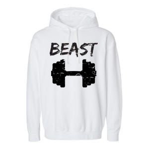 Beast Gym Logo Garment-Dyed Fleece Hoodie