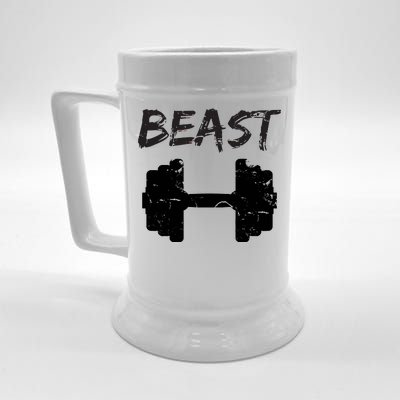 Beast Gym Logo Beer Stein