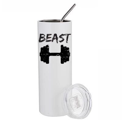 Beast Gym Logo Stainless Steel Tumbler