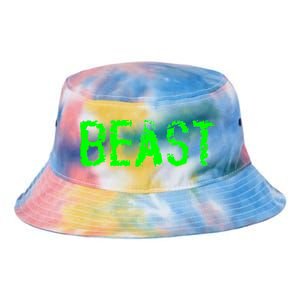 Beast Gym Workout Mode Fitness Logo Tie Dye Newport Bucket Hat