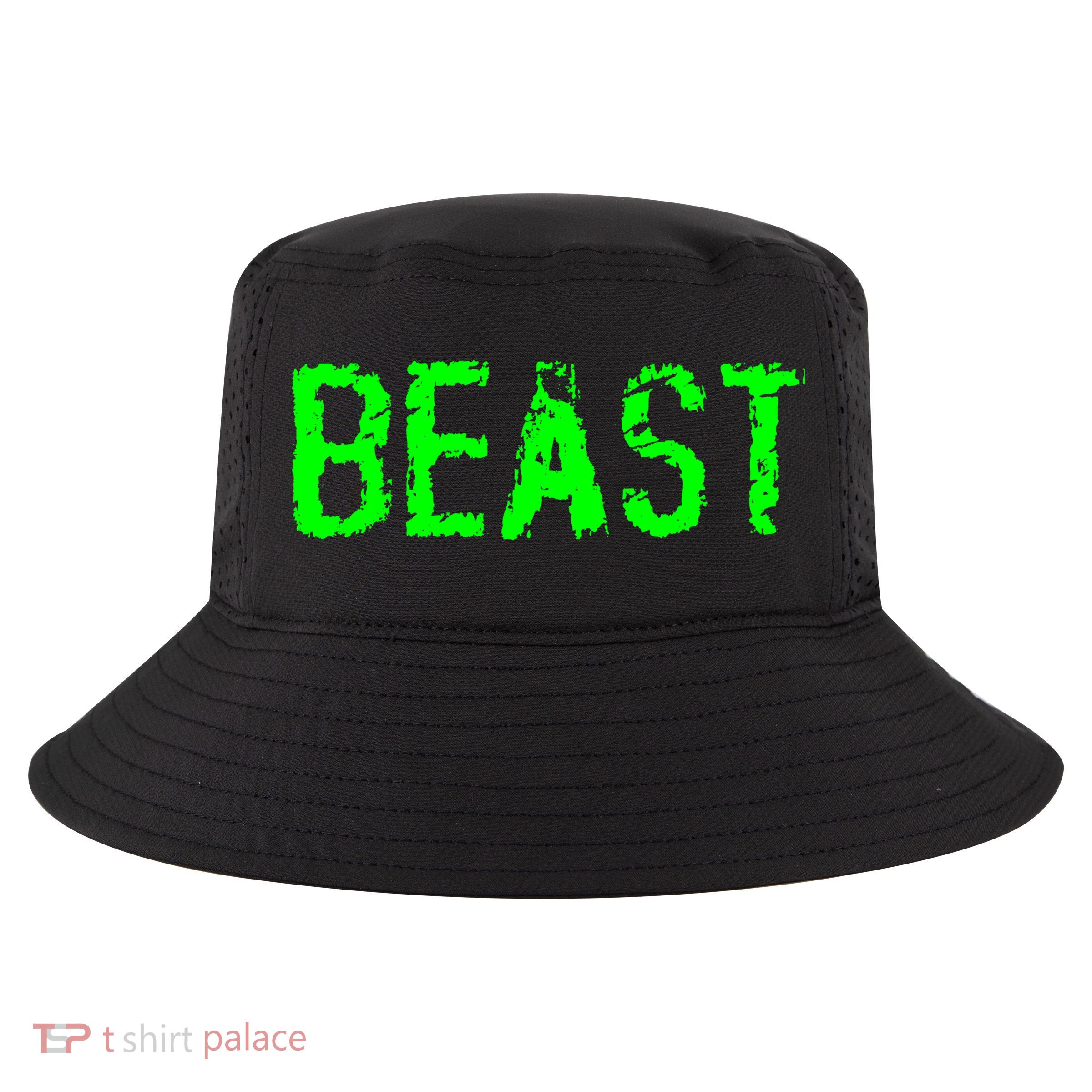 Beast Gym Workout Mode Fitness Logo Cool Comfort Performance Bucket Hat