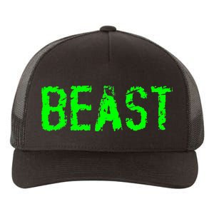 Beast Gym Workout Mode Fitness Logo Yupoong Adult 5-Panel Trucker Hat