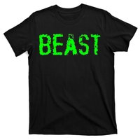 Beast Gym Workout Mode Fitness Logo T-Shirt