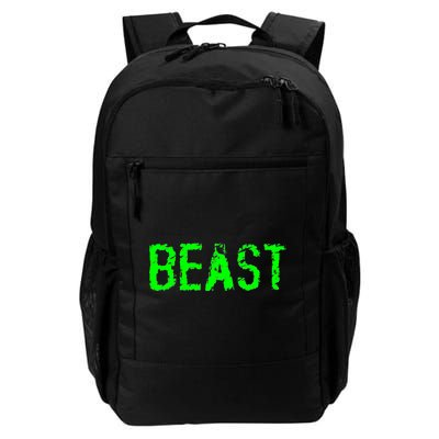 Beast Gym Workout Mode Fitness Logo Daily Commute Backpack