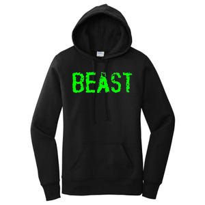 Beast Gym Workout Mode Fitness Logo Women's Pullover Hoodie