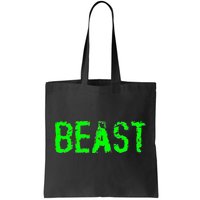 Beast Gym Workout Mode Fitness Logo Tote Bag