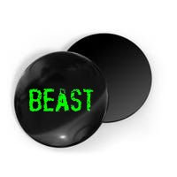 Beast Gym Workout Mode Fitness Logo Magnet