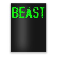 Beast Gym Workout Mode Fitness Logo Poster