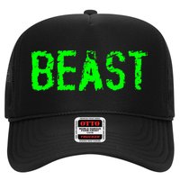 Beast Gym Workout Mode Fitness Logo Trucker Hat