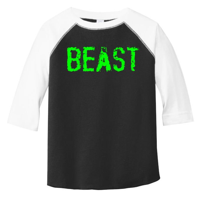 Beast Gym Workout Mode Fitness Logo Toddler Fine Jersey T-Shirt