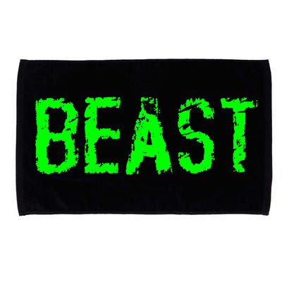 Beast Gym Workout Mode Fitness Logo Microfiber Hand Towel