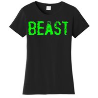 Beast Gym Workout Mode Fitness Logo Women's T-Shirt