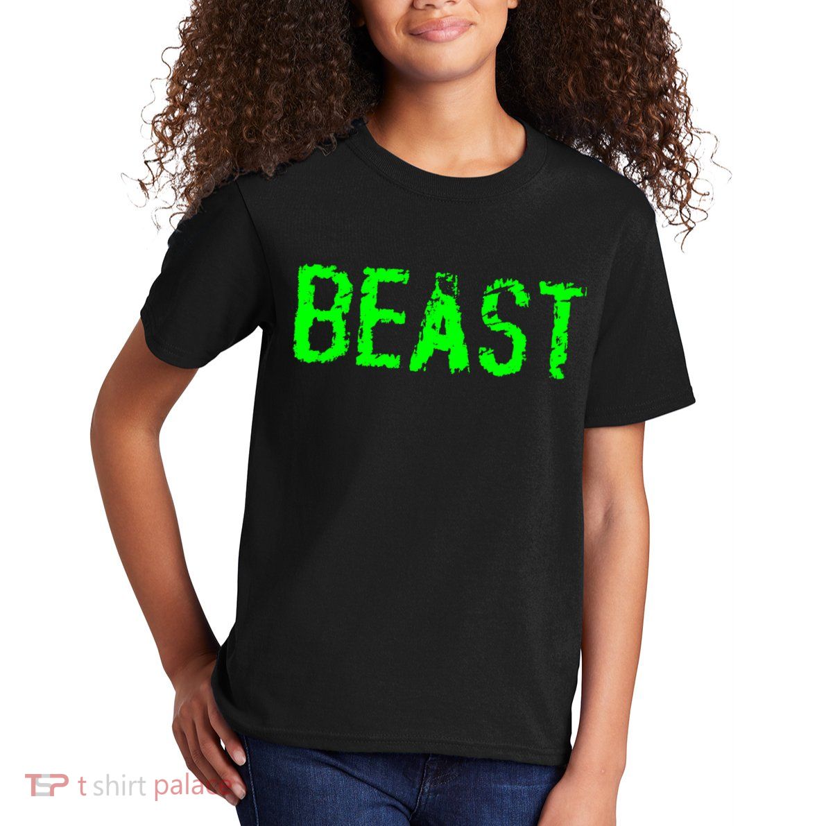 Beast Gym Workout Mode Fitness Logo Kids T-Shirt