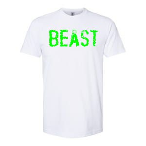 Beast Gym Workout Mode Fitness Logo Softstyle® CVC T-Shirt