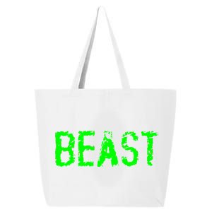 Beast Gym Workout Mode Fitness Logo 25L Jumbo Tote