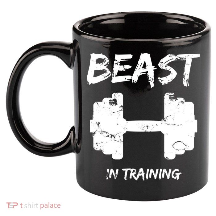 Beast In Training  11oz C Handle Ceramic Mug