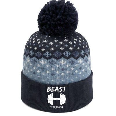 Beast In Training  The Baniff Cuffed Pom Beanie