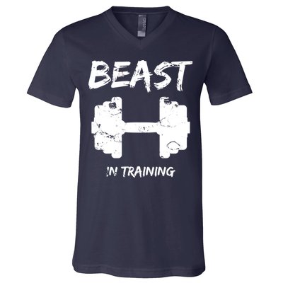 Beast In Training  V-Neck T-Shirt