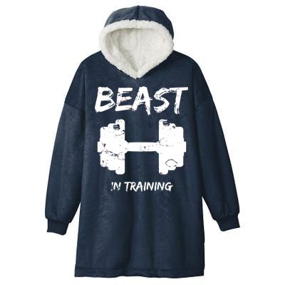 Beast In Training  Hooded Wearable Blanket