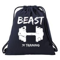 Beast In Training  Drawstring Bag