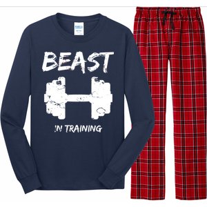 Beast In Training  Long Sleeve Pajama Set