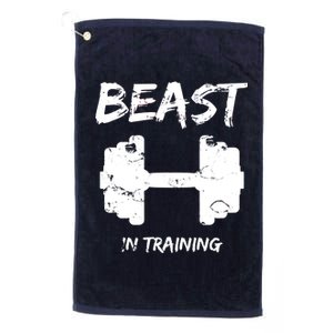 Beast In Training  Platinum Collection Golf Towel