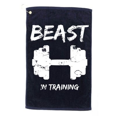 Beast In Training  Golf Towel