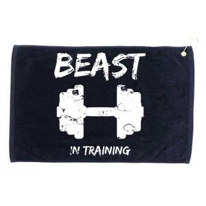 Beast In Training  Grommeted Golf Towel