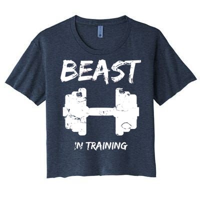 Beast In Training  Women's Crop Top Tee