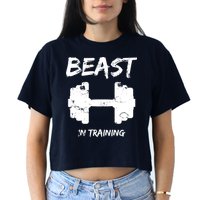 Beast In Training  Crop Top