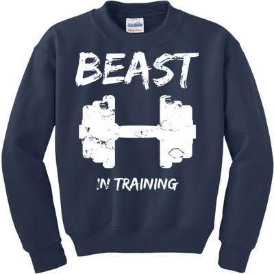 Beast In Training  Kids Sweatshirt