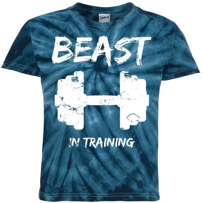 Beast In Training  Kids Tie-Dye T-Shirt