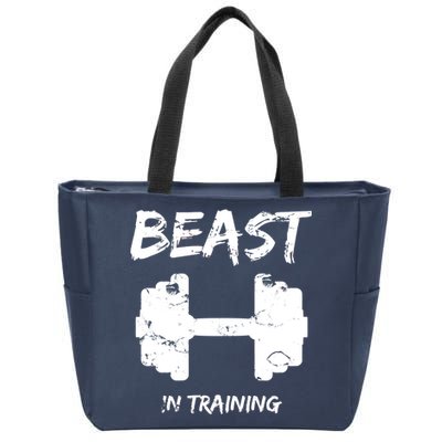 Beast In Training  Zip Tote Bag