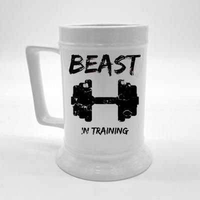 Beast In Training  Beer Stein