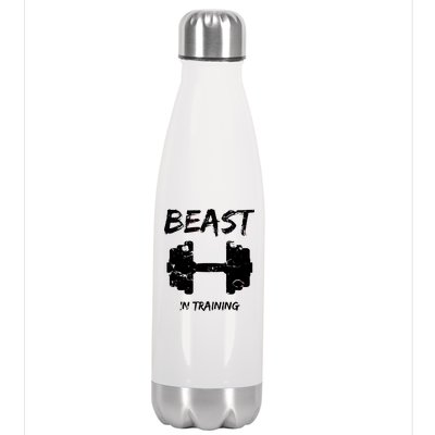 Beast In Training  Stainless Steel Insulated Water Bottle