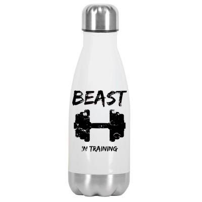 Beast In Training  Stainless Steel Insulated Water Bottle