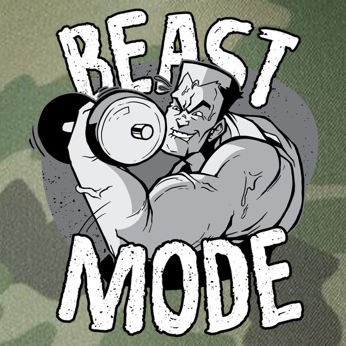 Beast Mode Bodybuilder Legacy Tie Dye Trucker Hat