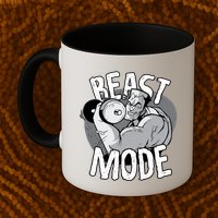 Beast Mode Bodybuilder Mug