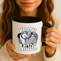 Beast Mode Bodybuilder Mug