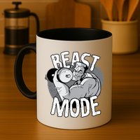 Beast Mode Bodybuilder Mug