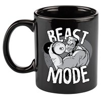 Beast Mode Bodybuilder 11oz C Handle Ceramic Mug
