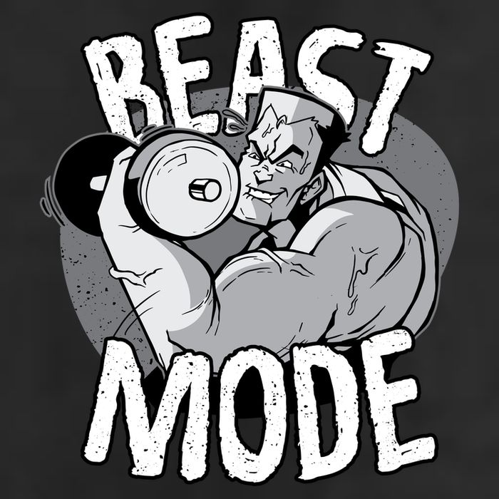 Beast Mode Bodybuilder 11oz C Handle Ceramic Mug