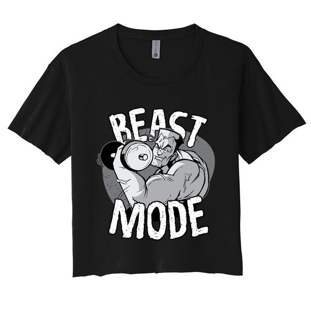 Beast Mode Bodybuilder Crop Top